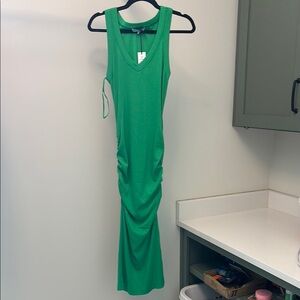 Michael Stars Lori Midi Dress Ultra Rib Size S New w/ tags